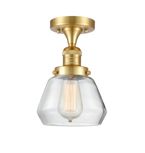 Franklin Restoration LED Semi-Flush Mount Satin Gold