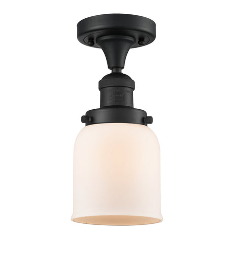 Franklin Restoration LED Semi-Flush Mount Matte Black