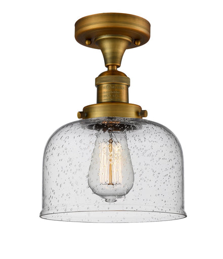 Franklin Restoration LED Semi-Flush Mount Brushed Brass