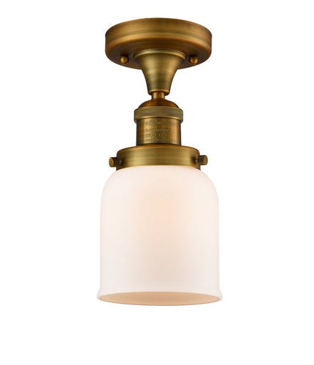 Franklin Restoration LED Semi-Flush Mount Brushed Brass