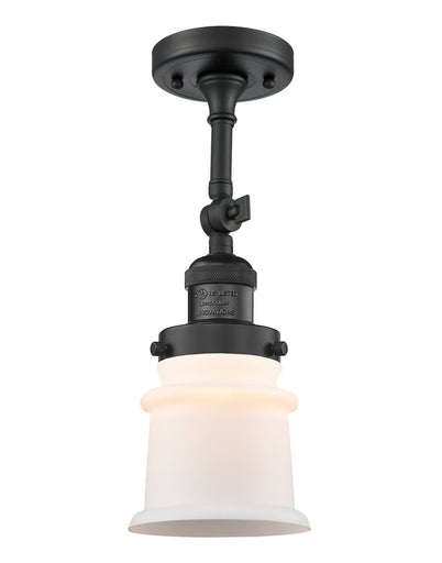 Franklin Restoration LED Semi-Flush Mount Matte Black