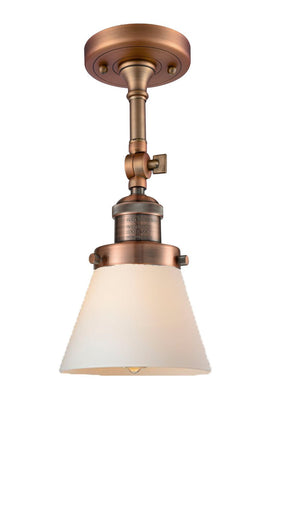 Franklin Restoration LED Semi-Flush Mount Antique Copper