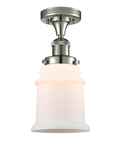 Franklin Restoration LED Semi-Flush Mount Polished Nickel