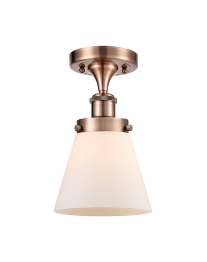 Ballston Urban LED Semi-Flush Mount Antique Copper