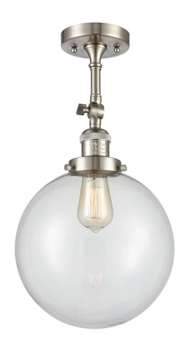 Franklin Restoration LED Semi-Flush Mount Brushed Satin Nickel