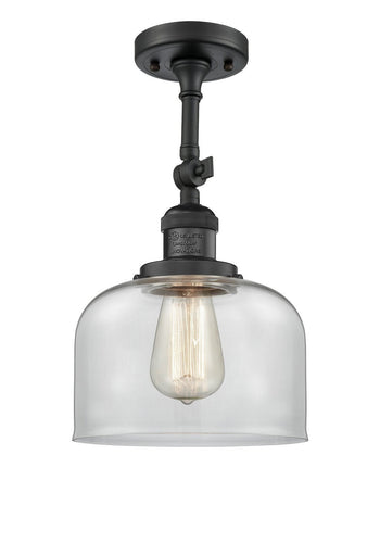 Franklin Restoration LED Semi-Flush Mount Matte Black